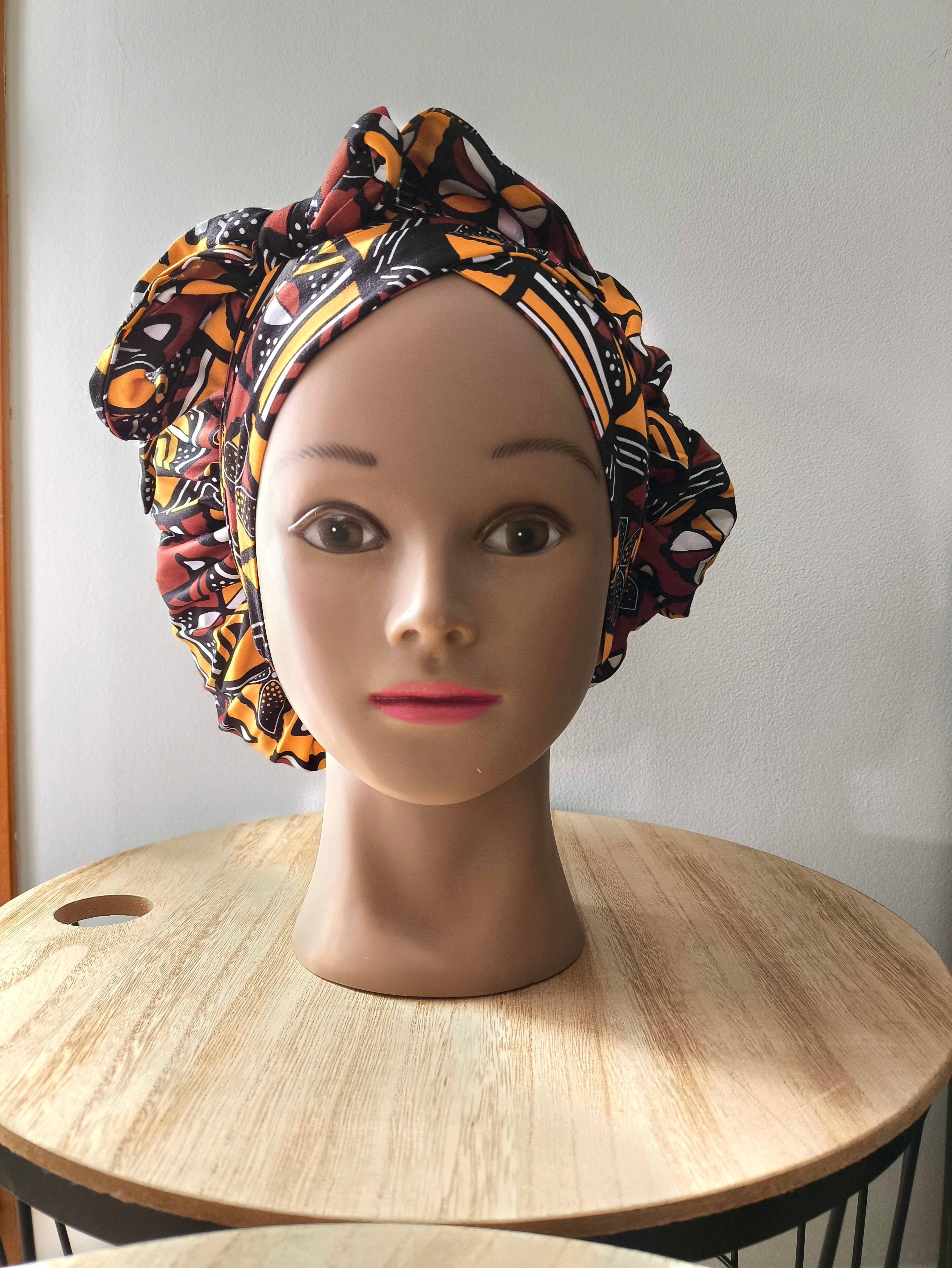 Bonnet wax en satin (AVEC BANDE)