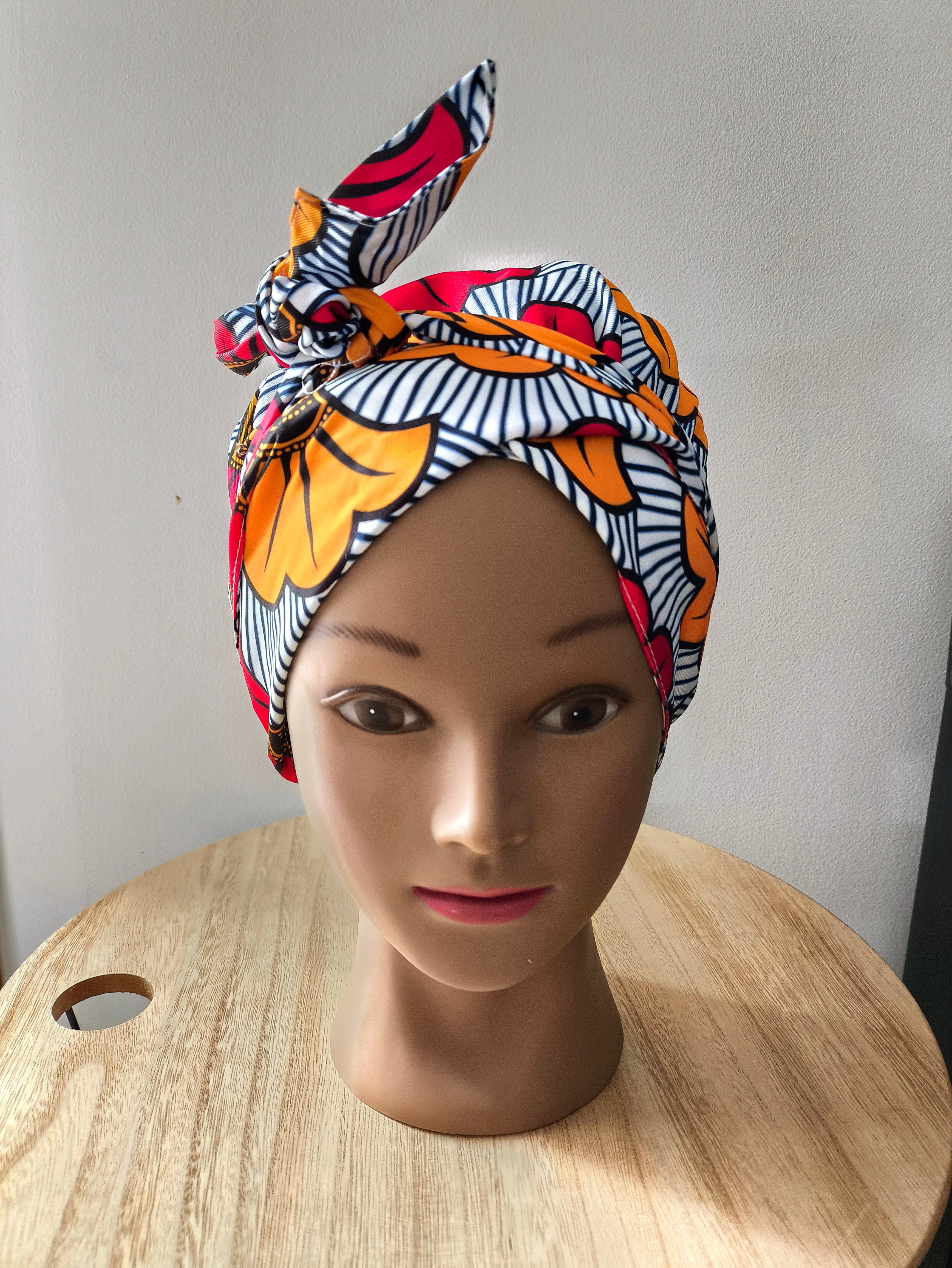 Bonnet wax en satin (AVEC BANDE)