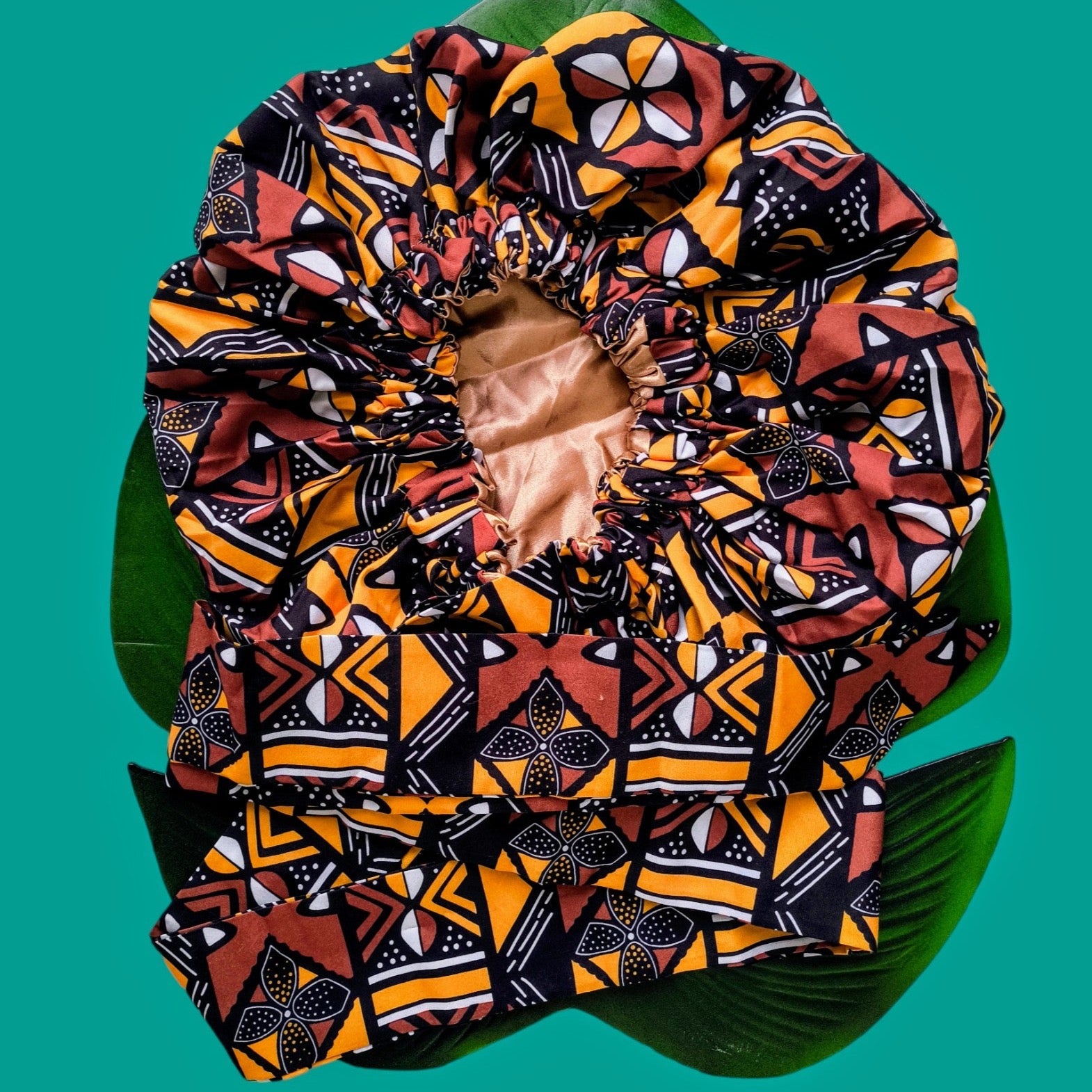 Bonnet wax en satin (AVEC BANDE)