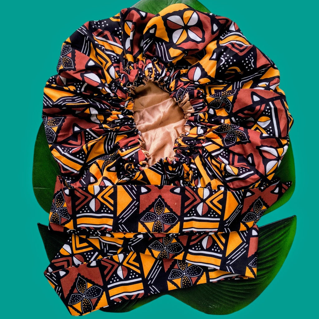 Bonnet wax en satin (AVEC BANDE)