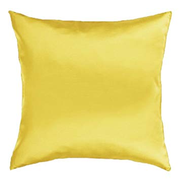 Taie d'oreiller jaune